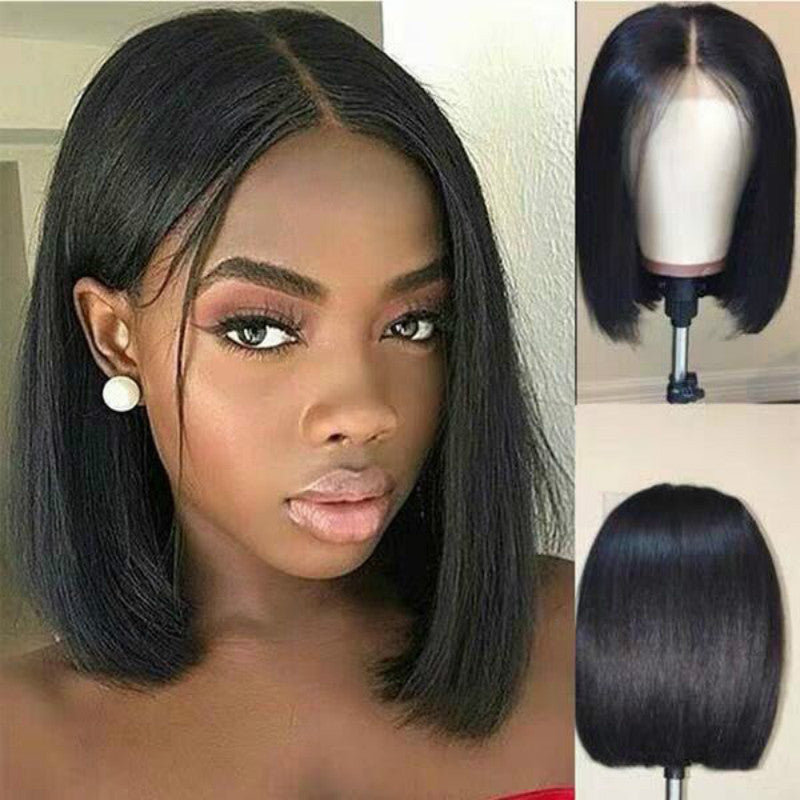 Sleek and Stylish Black  Wig - Hairpiece.