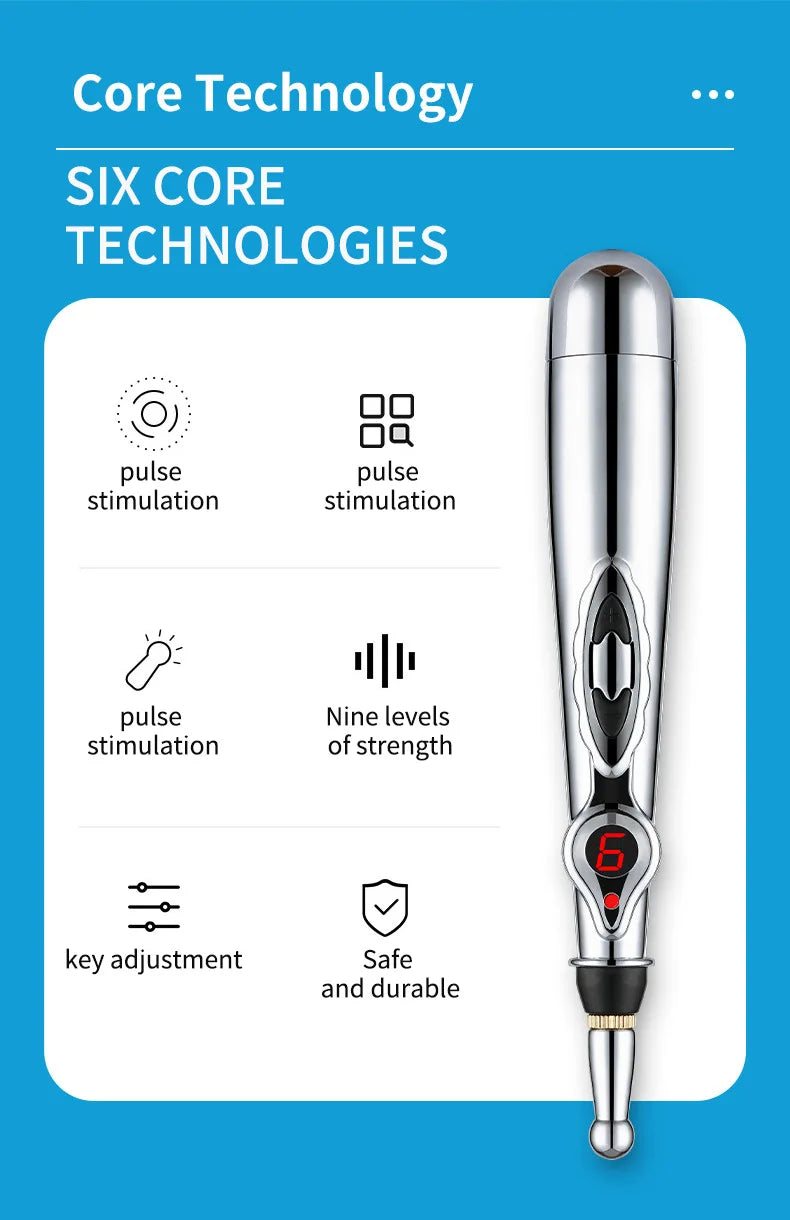 Electronic Acupuncture Meridian Pen - Energy Massage for Acupressure Points