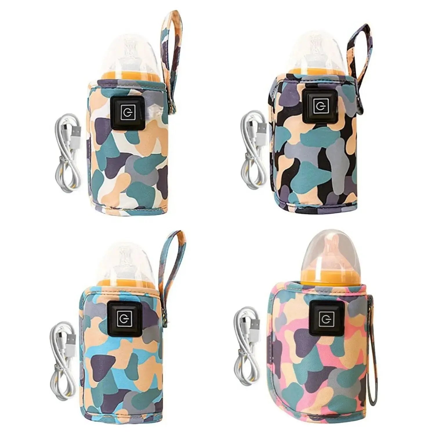 USB Bottle Warmer - Insulated Bag for Milk & Water, Ideal for Travel & Outdoor Use