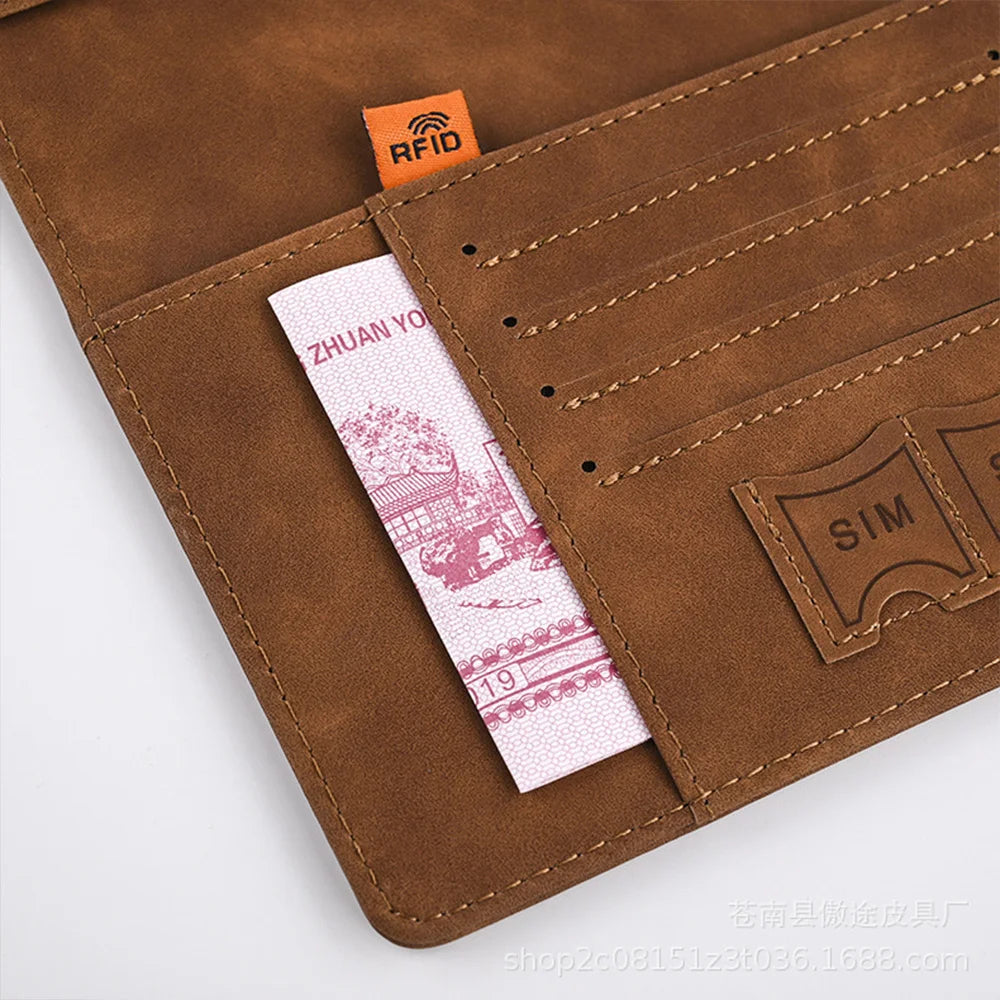 Strap Passport Bag - Holder for Passport, Cards, Travel Wallet, and Tickets