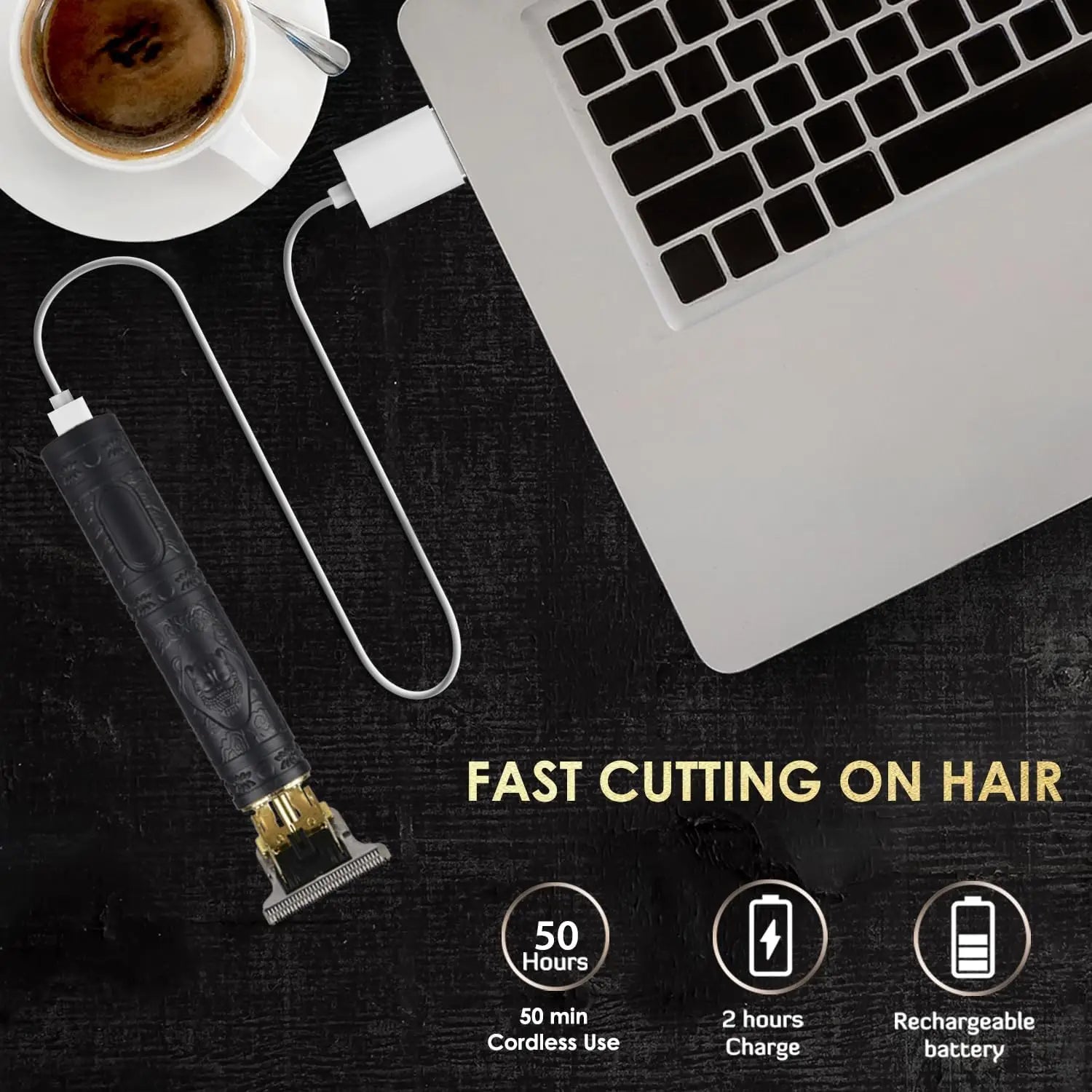 Professional Hair Clipper & Trimmer | Ideal for Home & Salon Use | Versatile & Powerful