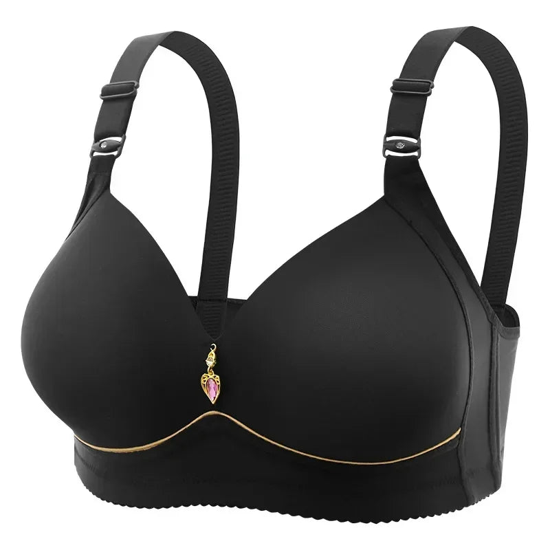 Comfortable Non-Wired Bra | Plus Size | Breathable & Supportive | Glossy Finish