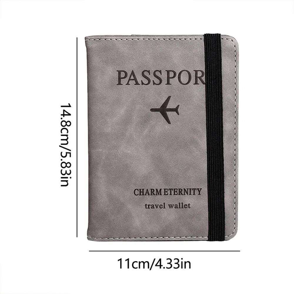 Strap Passport Bag - Holder for Passport, Cards, Travel Wallet, and Tickets
