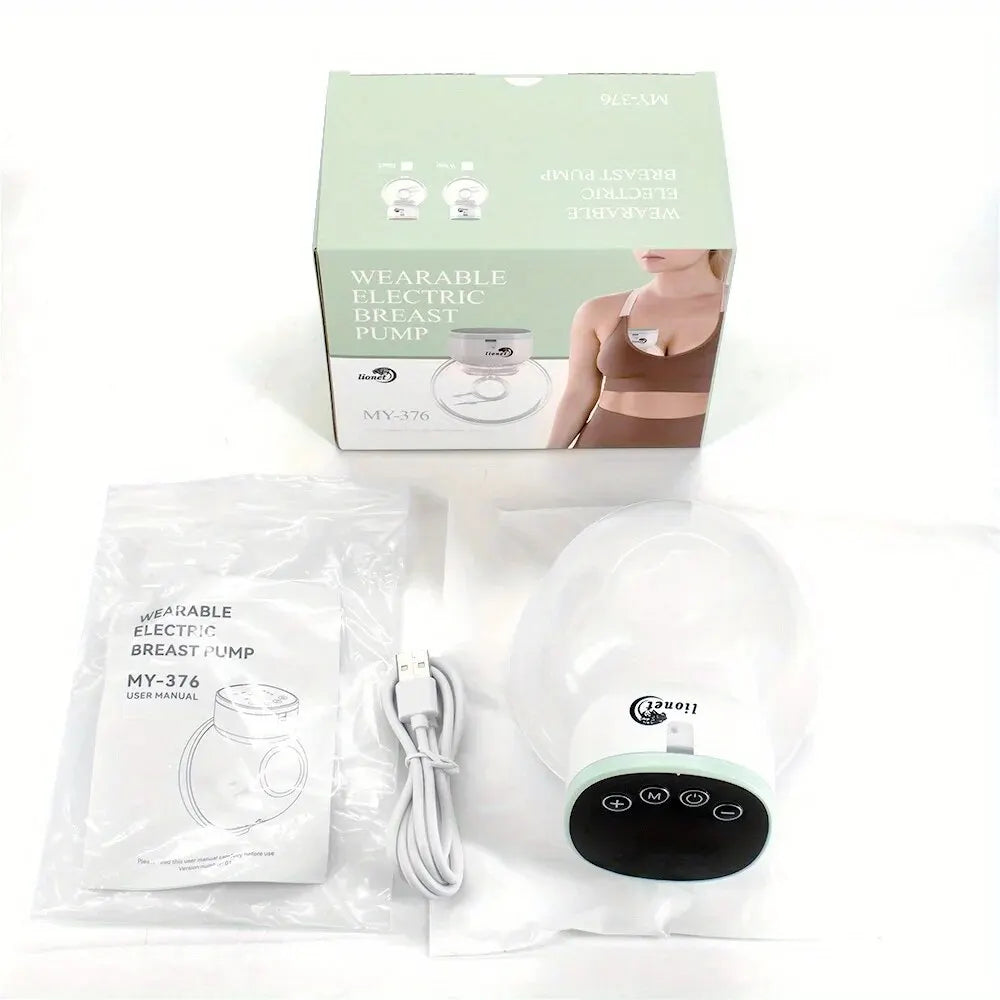 Rechargeable Wireless Wearable Breast Pump - Hands-Free Convenience