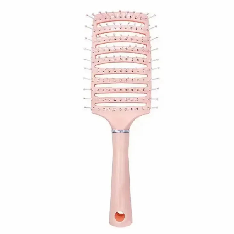 Anti-Hair Loss Cushion Brush - Gentle Detangler & Massager for All Hair Types