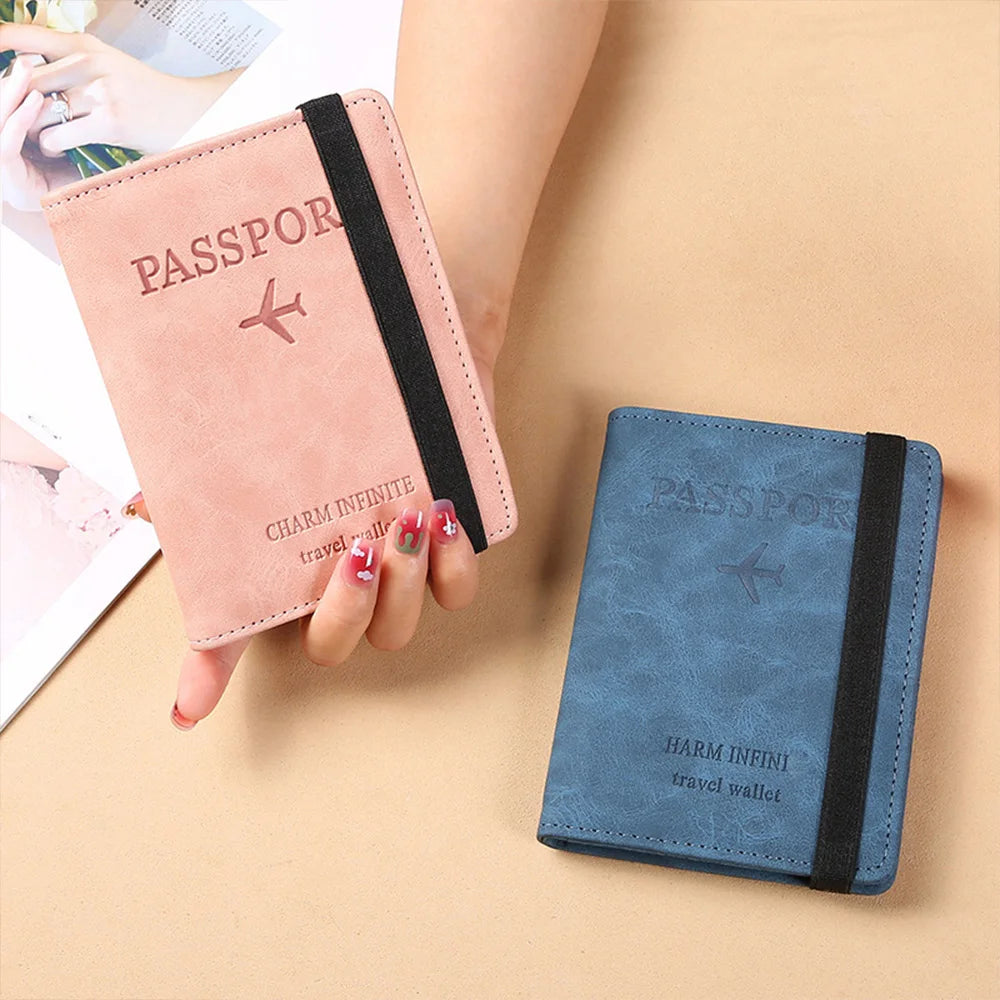 Strap Passport Bag - Holder for Passport, Cards, Travel Wallet, and Tickets