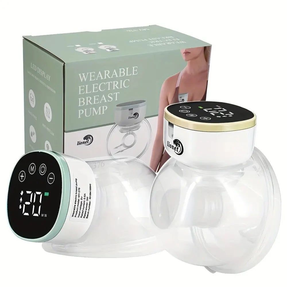 Rechargeable Wireless Wearable Breast Pump - Hands-Free Convenience