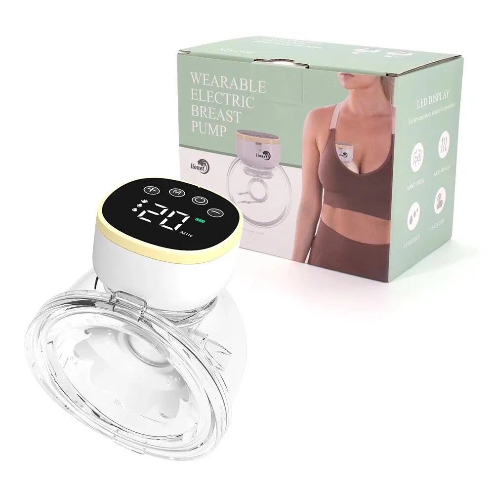 Rechargeable Wireless Wearable Breast Pump - Hands-Free Convenience