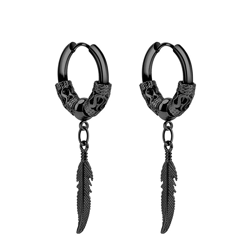 Punk Rock Cross Earrings | Stainless Steel | Unisex Design | Bold & Edgy