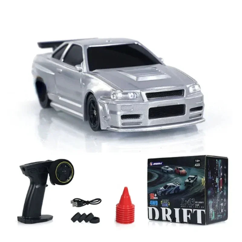 2.4GHz RC Drift Car | 1/43 Scale | High-Speed Racing Fun | 4WD