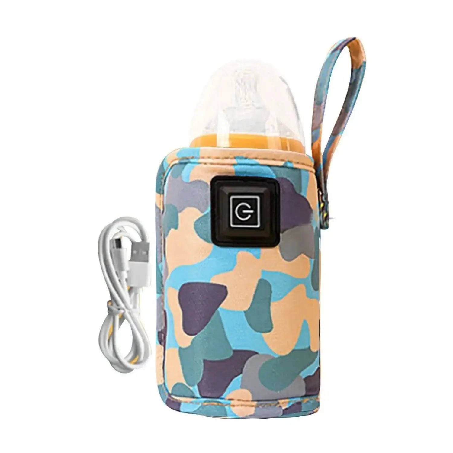 USB Bottle Warmer - Insulated Bag for Milk & Water, Ideal for Travel & Outdoor Use