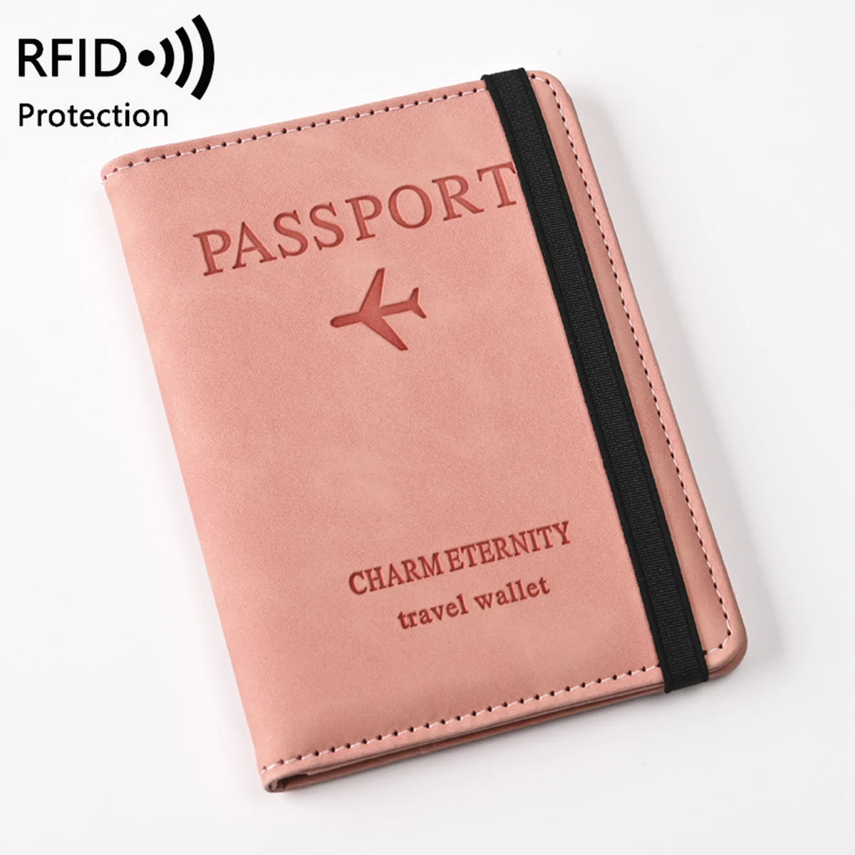 Strap Passport Bag - Holder for Passport, Cards, Travel Wallet, and Tickets