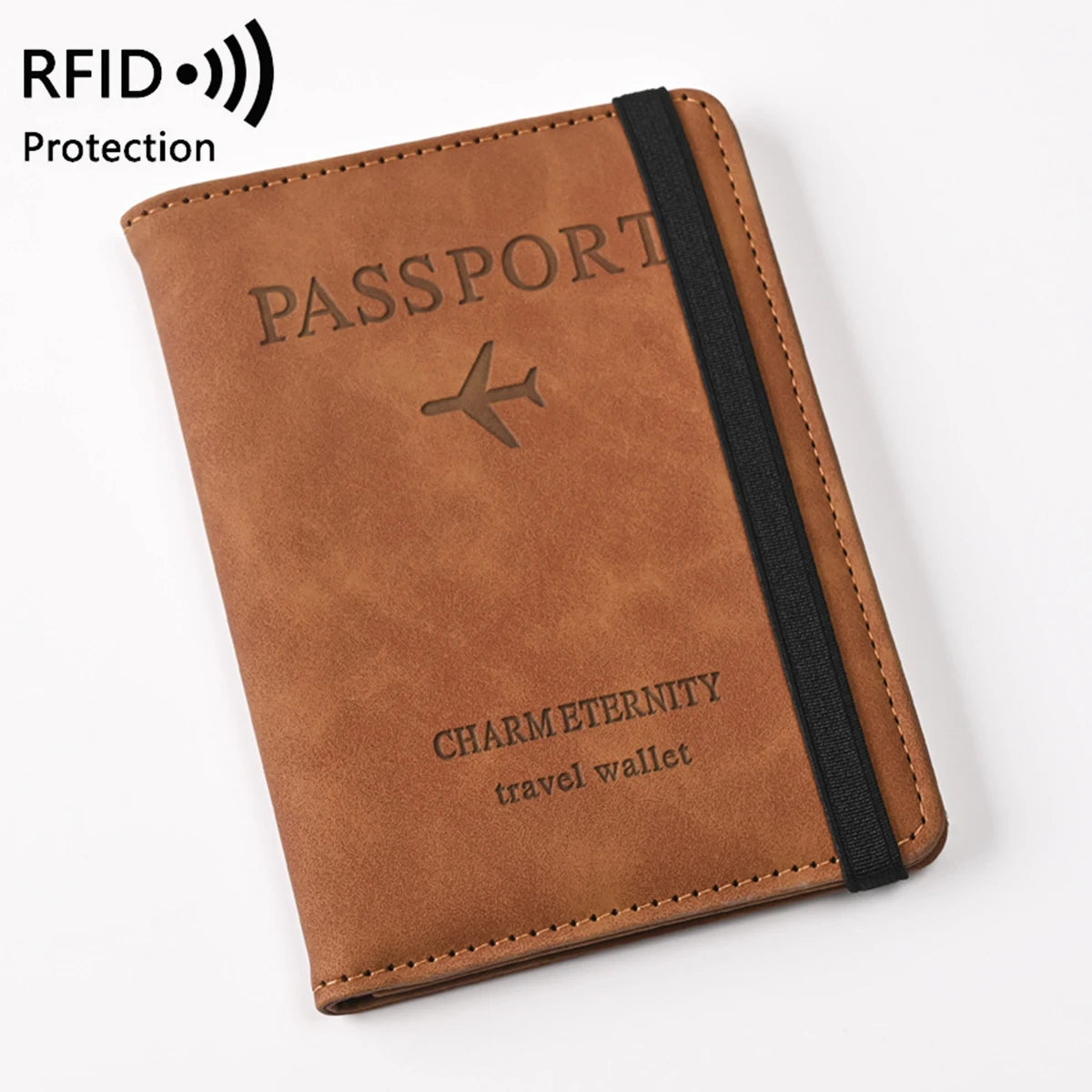 Strap Passport Bag - Holder for Passport, Cards, Travel Wallet, and Tickets