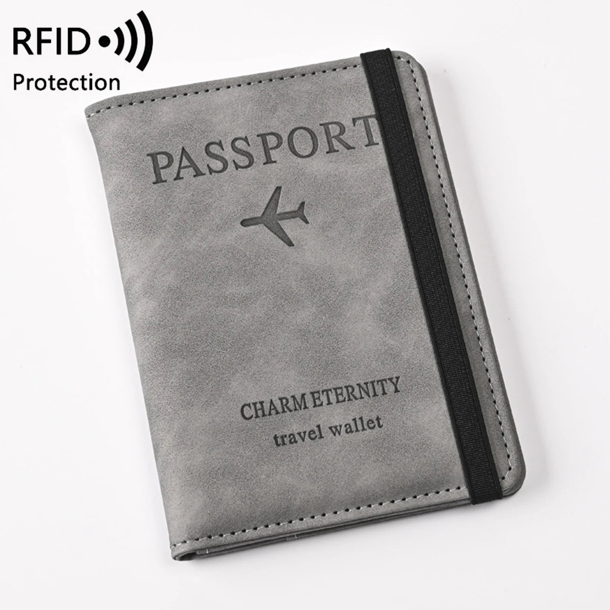 Strap Passport Bag - Holder for Passport, Cards, Travel Wallet, and Tickets