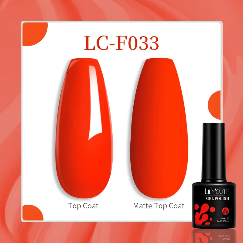 Nail Polish -129 Colors UV Gel  7ml Long-Lasting Soak-Off Manicure Varnish