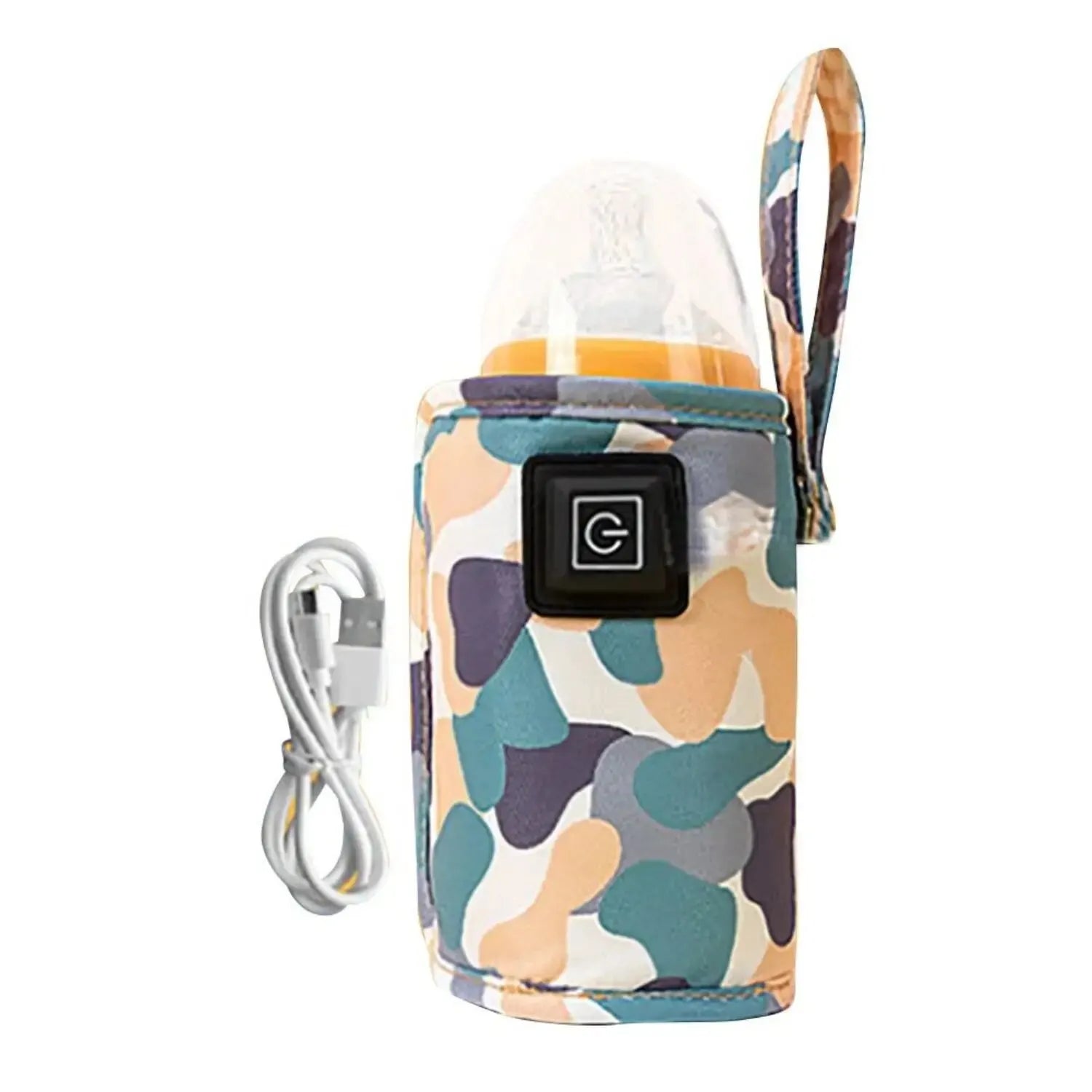 USB Bottle Warmer - Insulated Bag for Milk & Water, Ideal for Travel & Outdoor Use